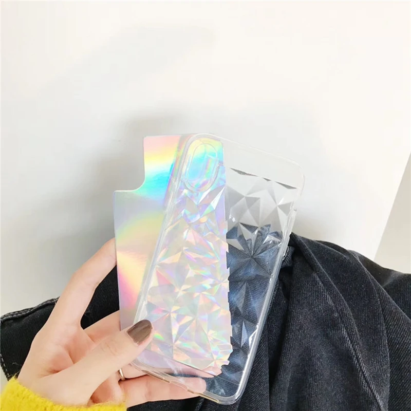 Чехол для IPhone 7 6 Plus 6s Xs Se блестящий чехол Iphone 7plus X 8 8plus 5 телефона с кристаллами