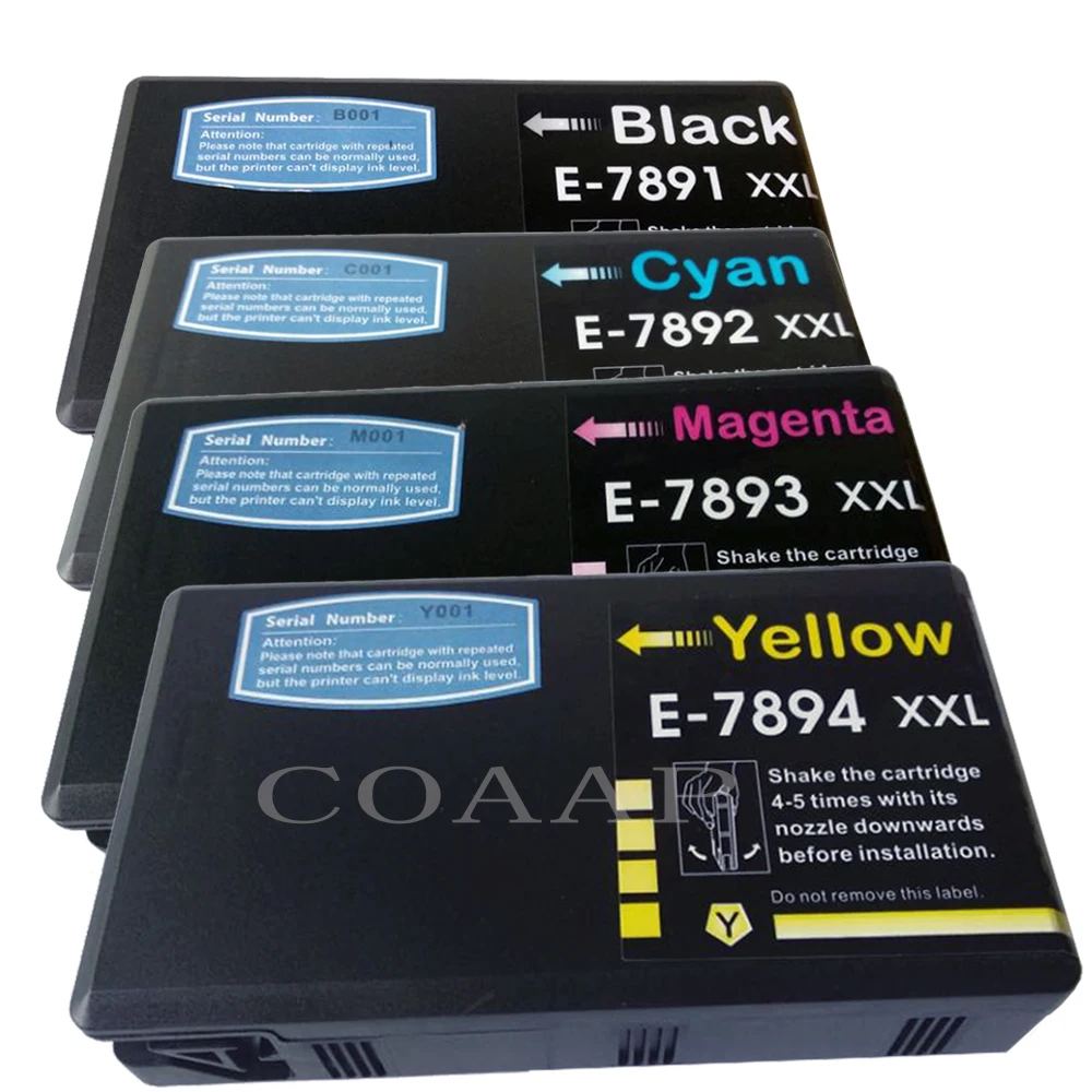 Совместимый чернильный картридж T7891 T7892 T7893 T7894 для принтера EPSON анализатора Pro 4630DWF