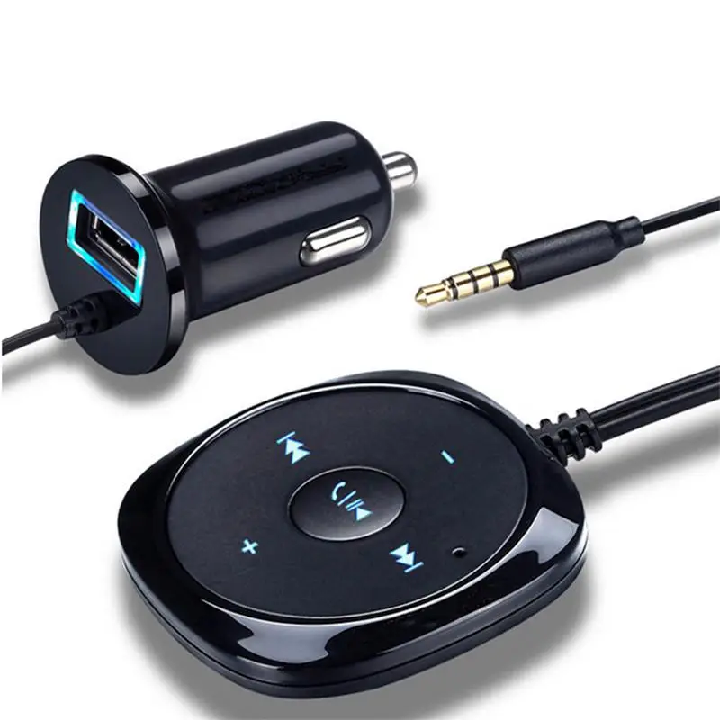 Универсальный автомобильный громкой связи вызов Bluetooth комплект MP3 плеер 3 5 мм AUX