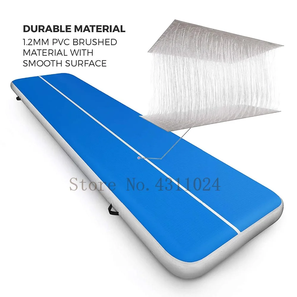 Продажа Бесплатная доставка 8x1x0,2 м надувной воздушный трек акробатика коврик для занятий гимнастикой, надувные Airtrack коврики с электрический воздуш...