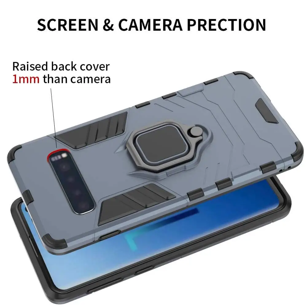 Case For Samsung Galaxy S10 S9 S8 Plus S10e Note 20 9 Cover Ring Kickstand A70 A60 A50 A40 A30 A20 A10 A90 | Мобильные телефоны и