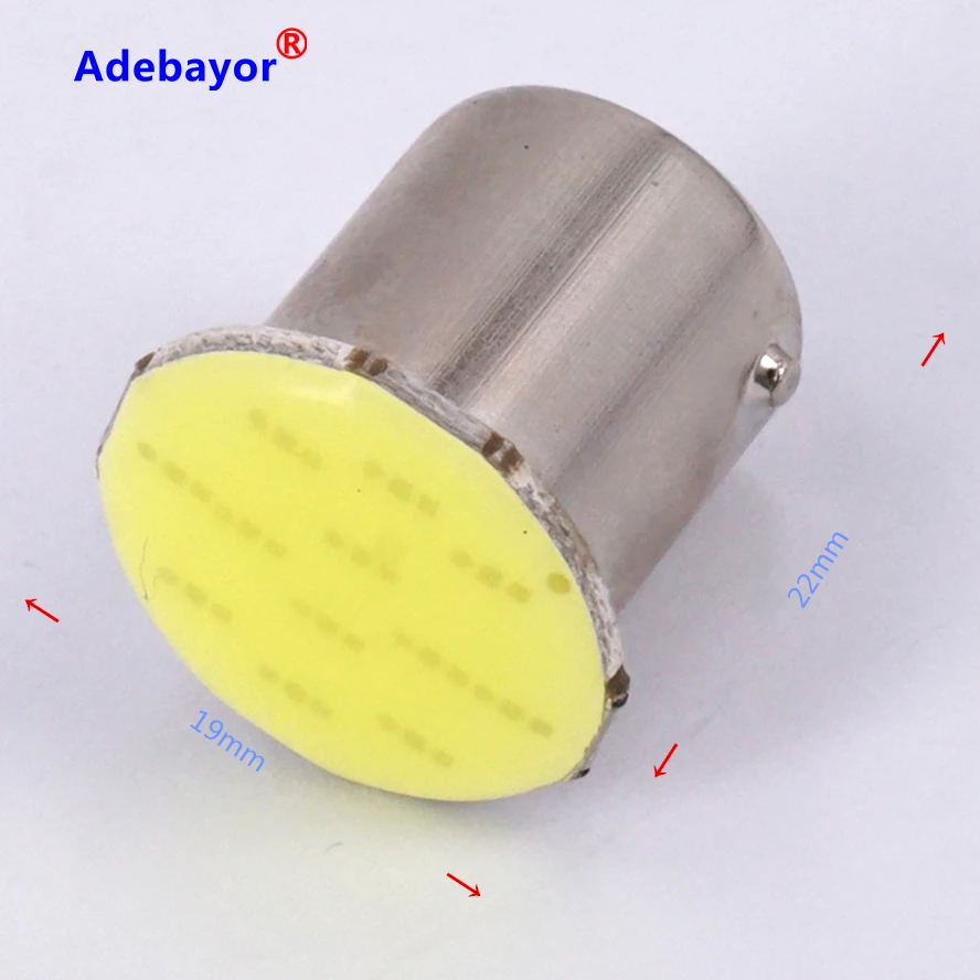 100X супер белый cob p21w led 12SMD 1156 ba15s 12В лампы RV трейлер Автомобиль Стайлинг светильник
