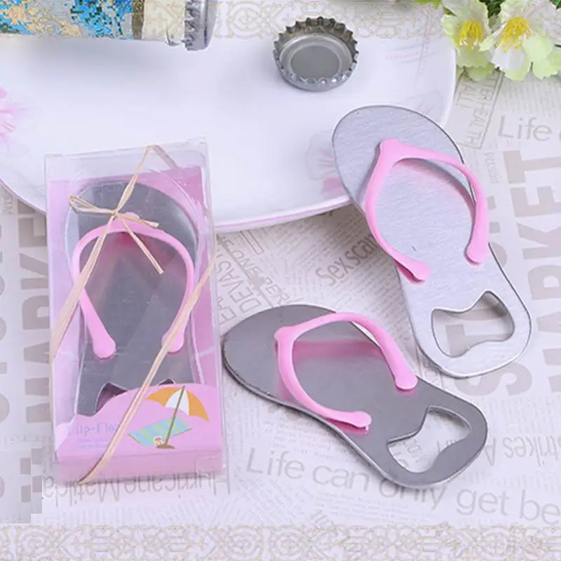 100 шт поп топ флип флоп открывалка для бутылок из нержавеющей стали тапочки