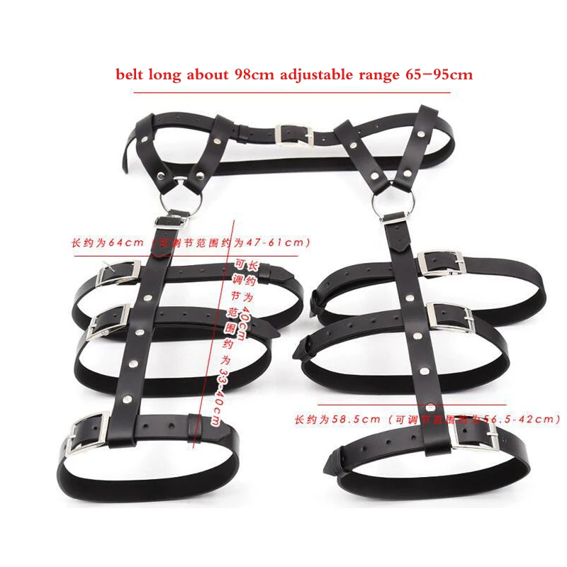 

New women Waist Cincher Leather belts Thigh High Suspenders Garter Belt Leg Harness punk Sexy accessories