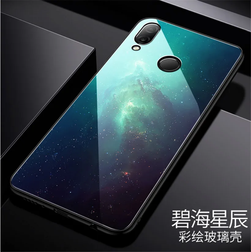 as picture3 Стеклянный чехол Aixuan для huawei Honor 8x, чехол из закаленного стекла, силиконовый защитный чехол s для huawei Honor 8X Play - Цвет: as picture3