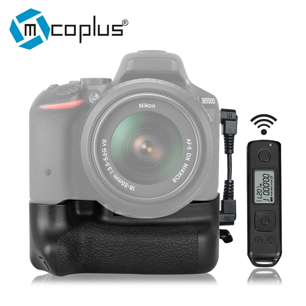 

Mcoplus Venidice VD-DR5500 Vertical Battery Grip for Nikon D5500 Built-in 2.4G Wireless Remote Control as Meike MK-DR5500