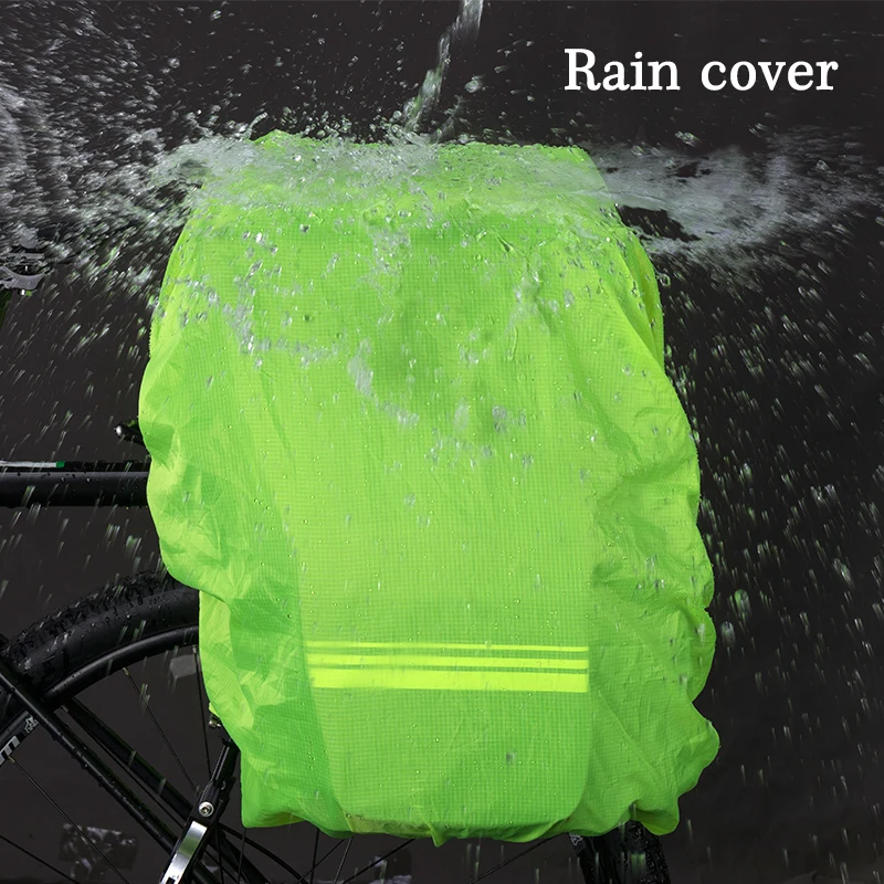 ROCKBROS 3 в 1 водонепроницаемые велосипедные сумки Pannier 48L MTB сумка для горного