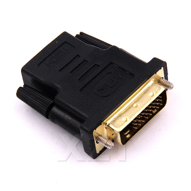 50 шт. DVI 24 + 1 штекер HDMI гнездо адаптер конвертер позолоченный к преобразователь 1080P