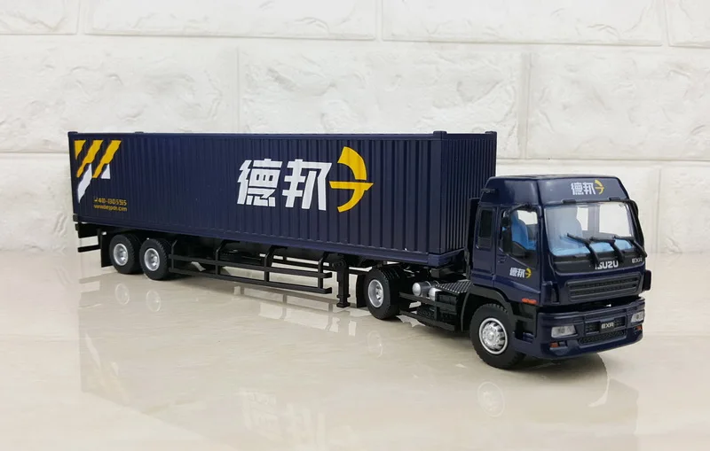 Коллекционная модель из сплава в подарок 1: 1 ISUZU EXZ51K трактор Depon экспресс доставка