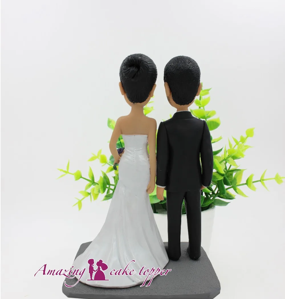 

2019 AMAZING CAKE TOPPER Toys Chic men and e elegant ladies And Groom Gifts Ideas Customized Figurine Valentine's Day