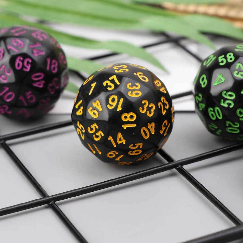 6 шт./компл. 60 двухсторонние D60 многогранные кости для казино D &amp RPG MTG настольная