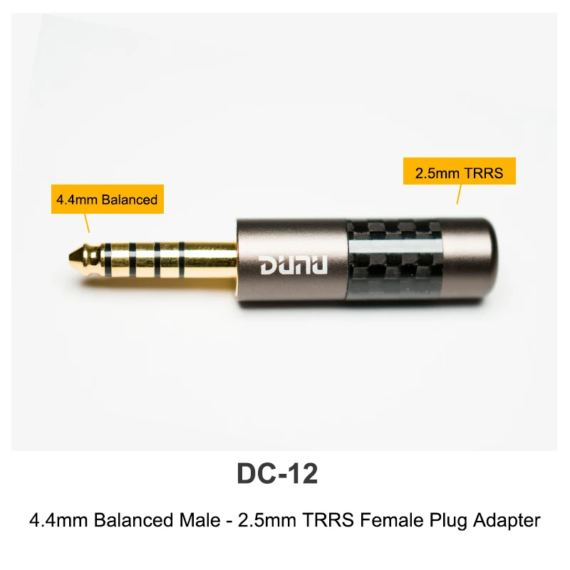 4.4mm to 2.5mm Dunu DC-12 DC-16 DC-11 Переходник 3,5 мм Мужской до 2,5 мм Женский 6,35 до 3,5 4,4 до 2,5 для музыкальный плеер Усилитель - Цвет: 4.4mm to 2.5mm