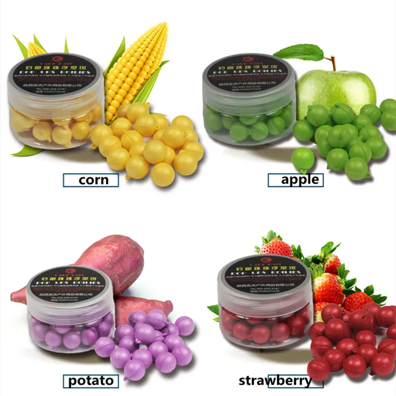 5 Kinds Shapes Boilies Carp Bait Floating Smell Lure Corn Flavor Artificial Baits Fishing Accessories Fish Pop Up | Спорт и