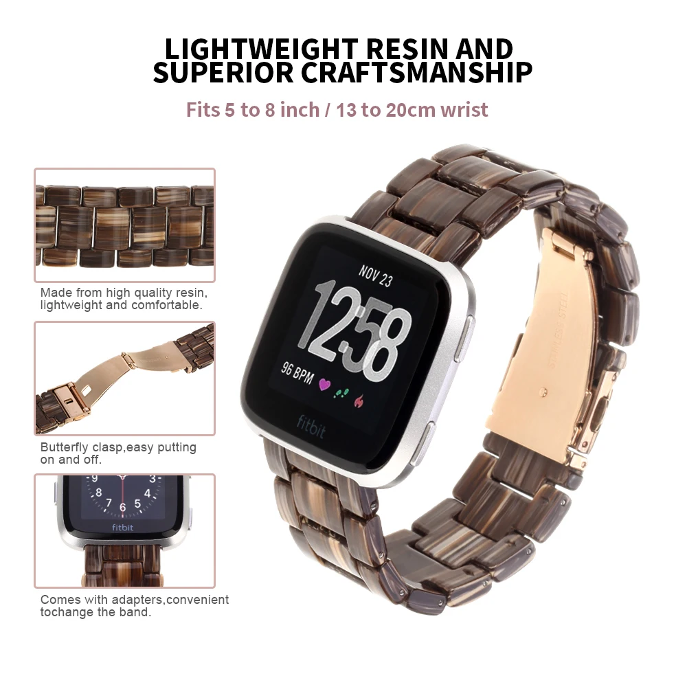 Новый стиль светильник цветной светлый полимерный Браслет для Fitbit Watch Band Series for