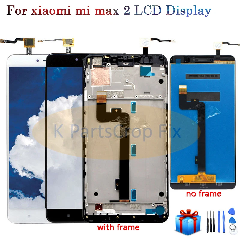 ЖК-дисплей 6 44 дюйма 1920x1080 IPS для XIAOMI MI MAX 2 ЖК-сенсорный экран Max2 Mi Max ЖК-дигитайзер с