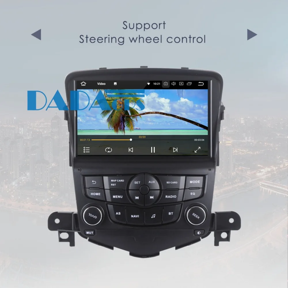 Автомагнитола 1 din Android 7 8 0 GPS-навигация головное устройство для Chevrolet Cruze 2008 2009 2010
