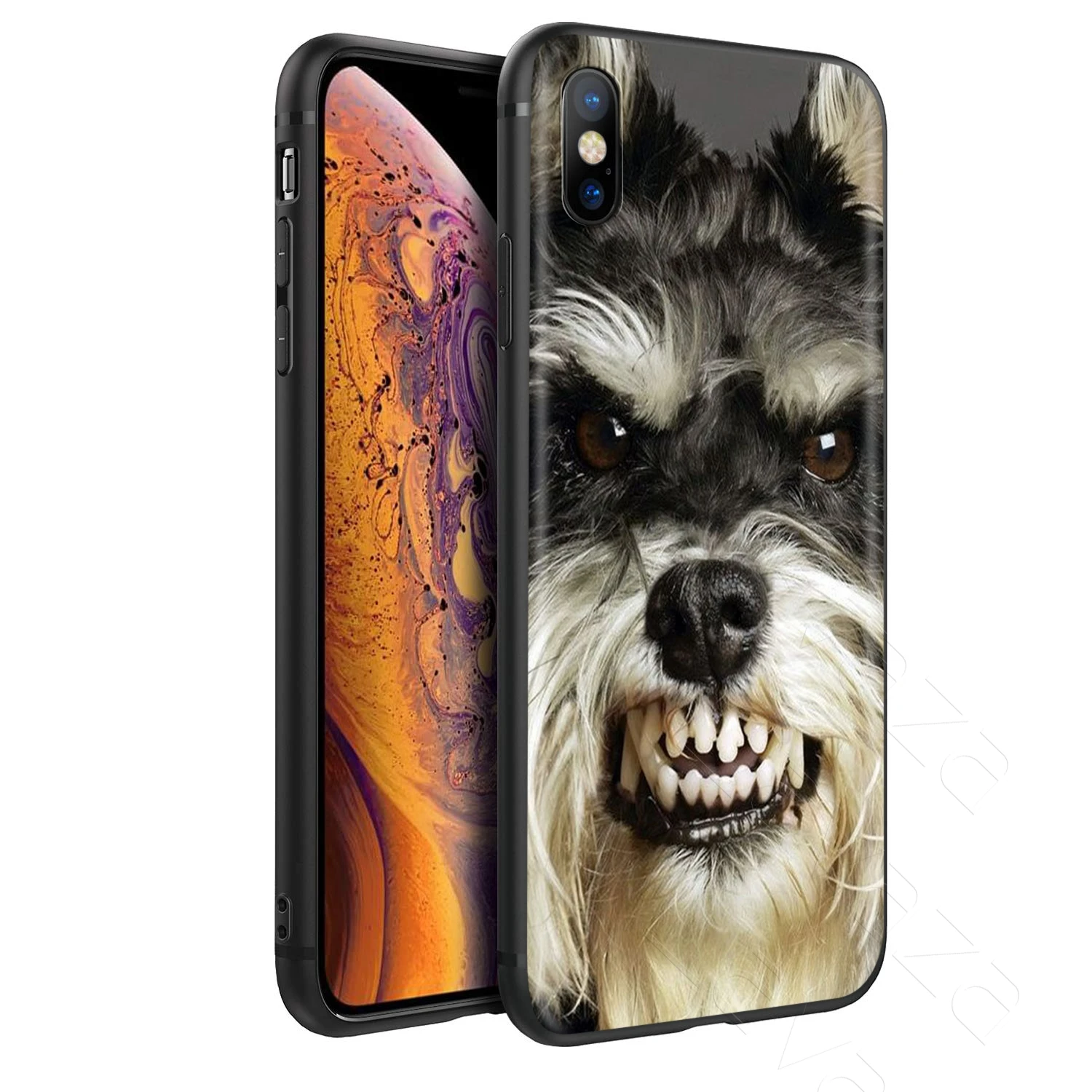 Lavaza Lovely Dogs Schnauzer Case for iPhone 11 Pro XS Max XR X 8 7 6 6S Plus 5 5s se |