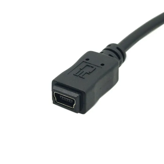 Удлинительный кабель Mini USB (штекер)/Mini (гнездо) 90 градусов 0 3 м 30 см | Компьютеры и