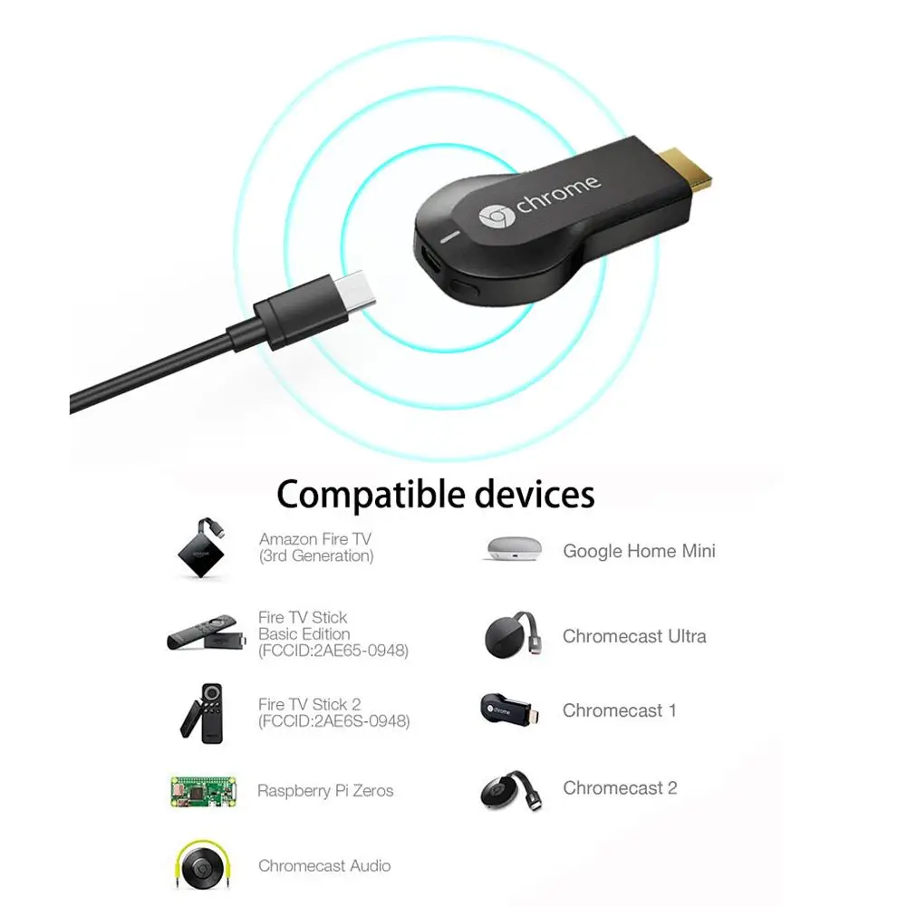 Ethernet-адаптер для Fire TV Stick RJ45 10/100 Мбит/с 100 м кабель-преобразователь Smart Tv 3 футов