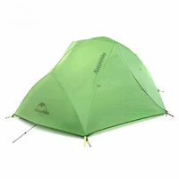 naturehike 2 person nylon silicone coating hiking tent outdoor double layer waterproof pu4000 climbing mountain camping tents