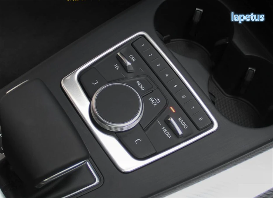 Lapetus центральная консоль мультимедиа Кнопка украшения Рамка Накладка для Audi A4 B9 A5
