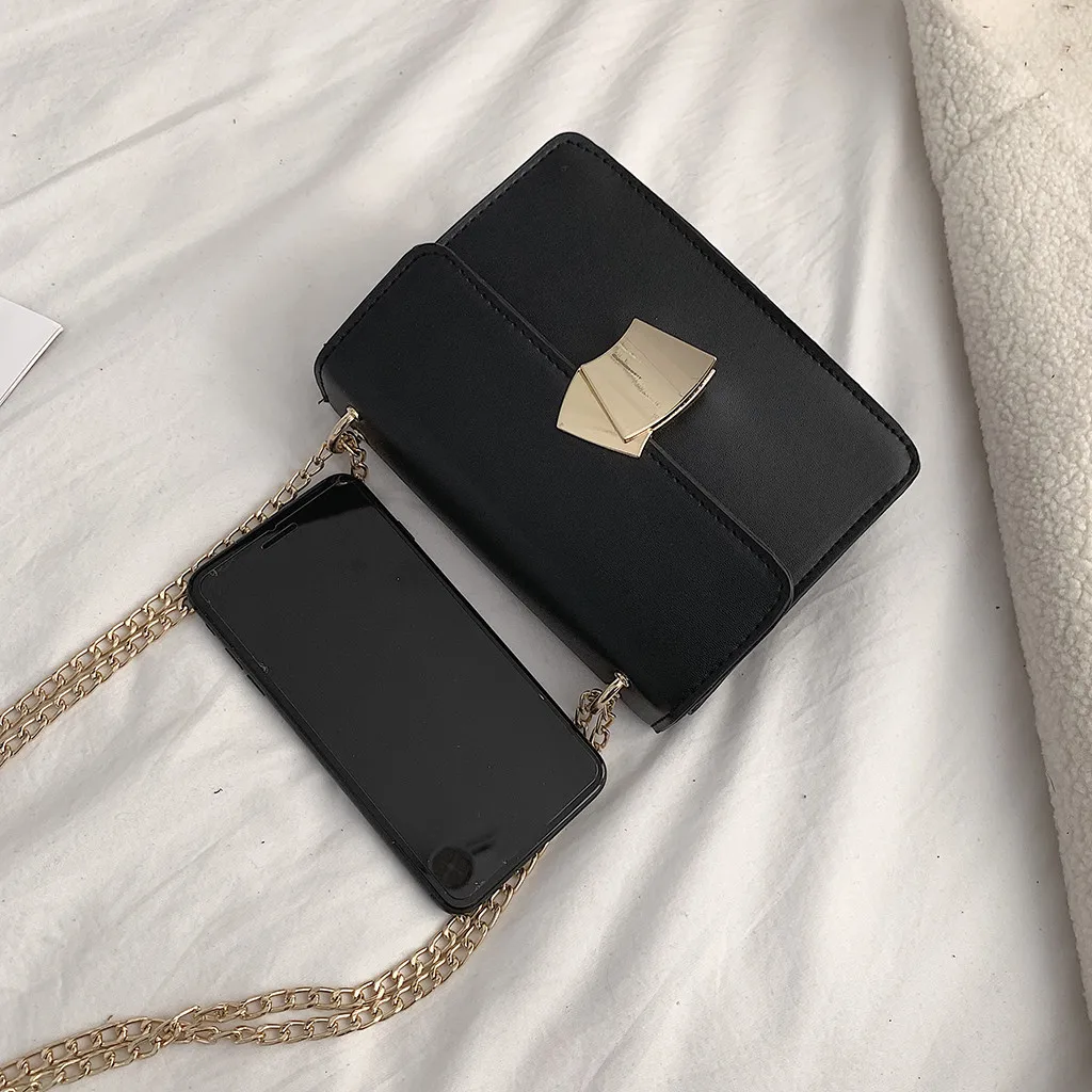 Женская сумка через плечо с вентиляционным замком простая модная маленькая