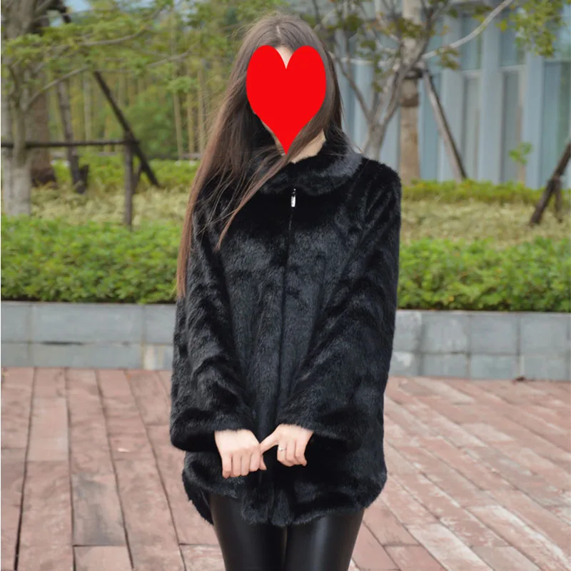 Женская Шуба с воротником хомутом размера плюс 5XL 6XL белая шуба из искусственного