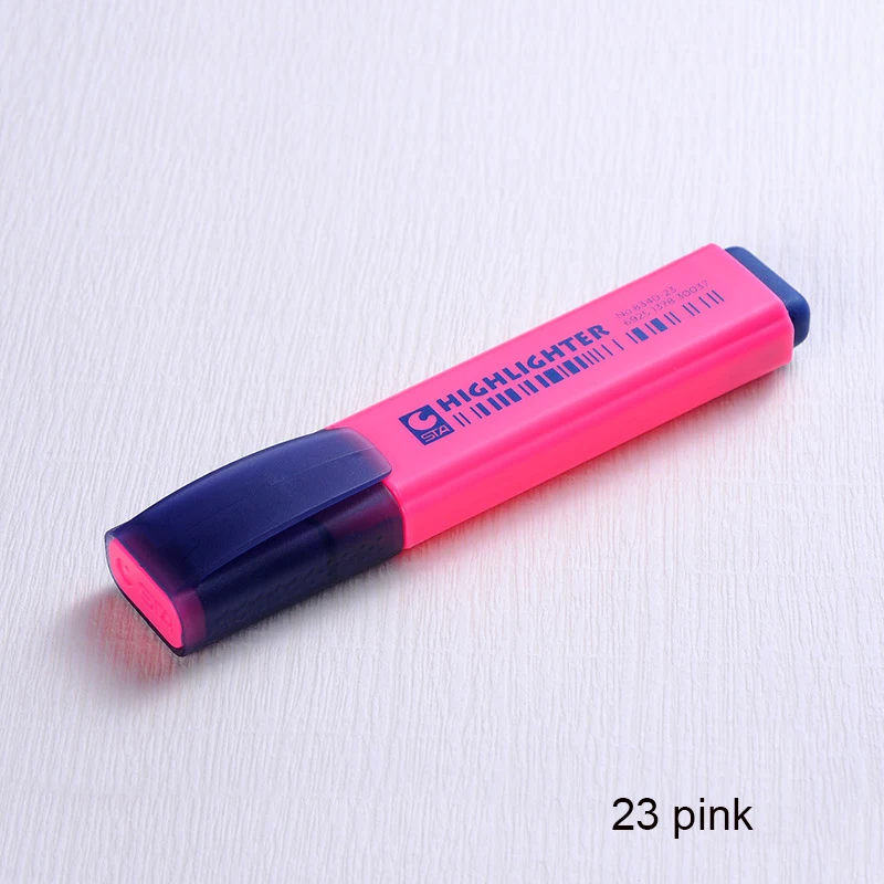 23 pink 8 цветов одиночные кавайные маркеры безопасные нетоксичные маркеры цветные ручки канцелярские принадлежности для студентов офисные школьные принадлежности - Цвет: 23 pink
