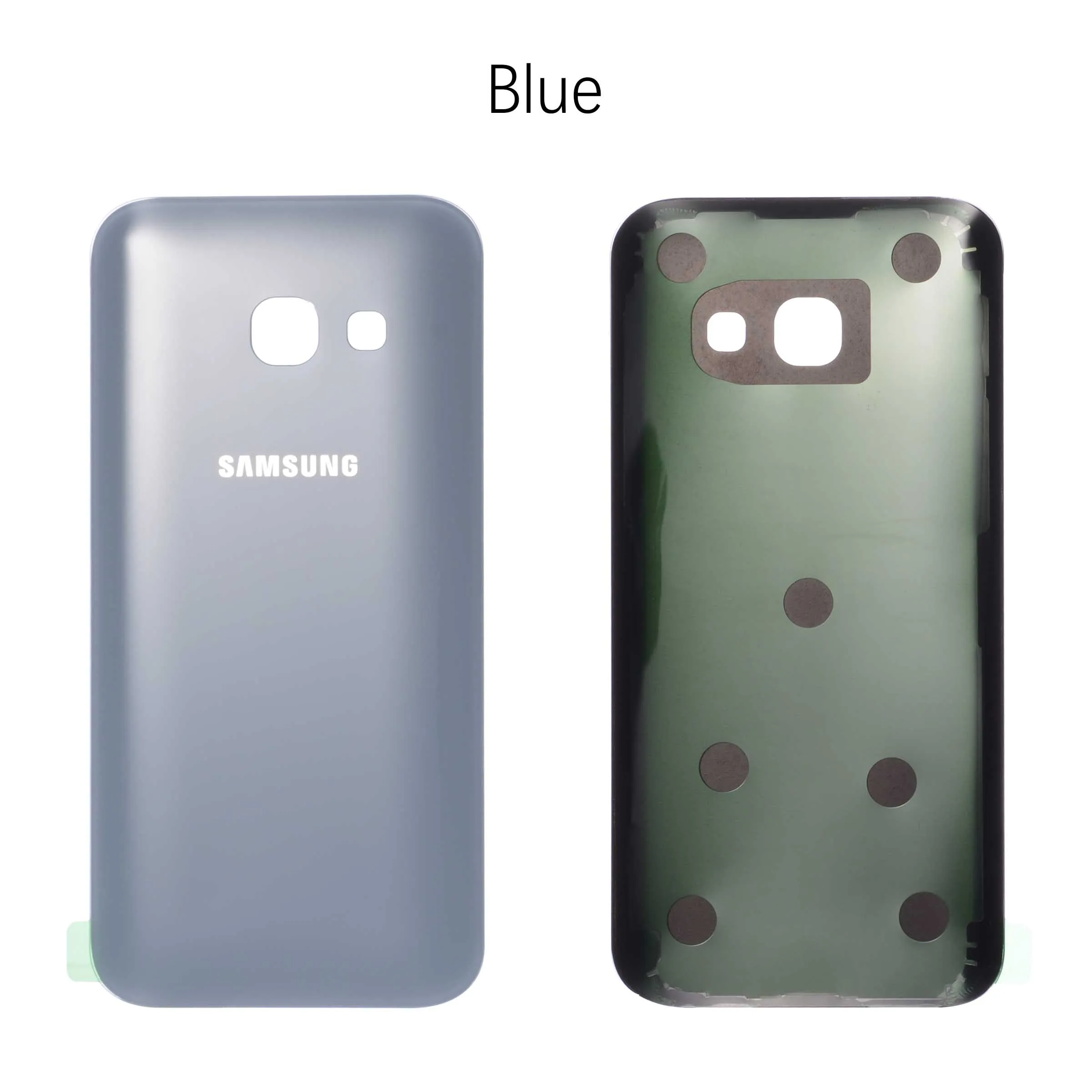 Батарея задняя крышка для Samsung Galaxy A3 a320 A320F сзади корпус батарея двери чехол Запчасти для авто - Цвет: Blue