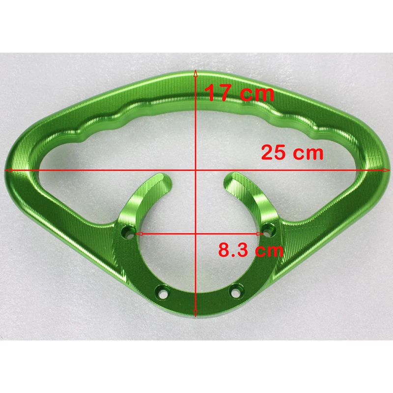 Motorcycle CNC Aluminium Rear Passenger Handle Bar Fuel Gas Tank Grab Grip For Kawasaki Ninja 300 250 2013-2016 Green | Автомобили и