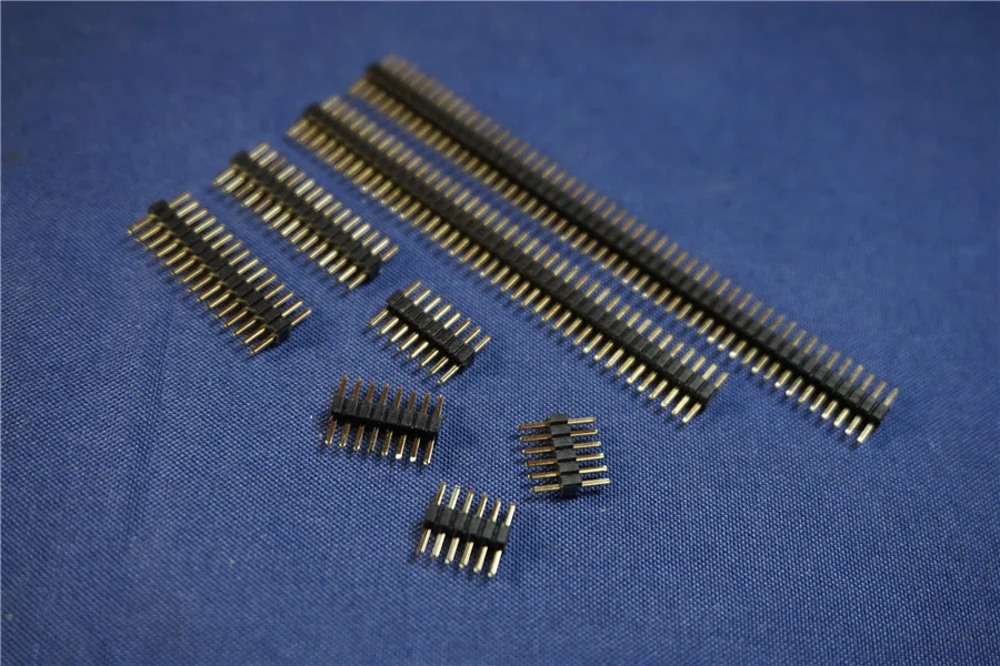 200 шт 0 050 &quot1 27 мм Мужской PCB Заголовок 2 3 4 5 6 7 8 10 12 13 14 15 16 20 30 40 50 Pin сквозные