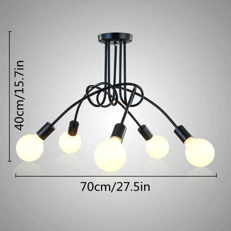 

LED Ceiling Lights Luminaria Ceiling Light Fixed Base Lustre Luminaire Plafonnier For Living Room Lights Bedroom Retro living
