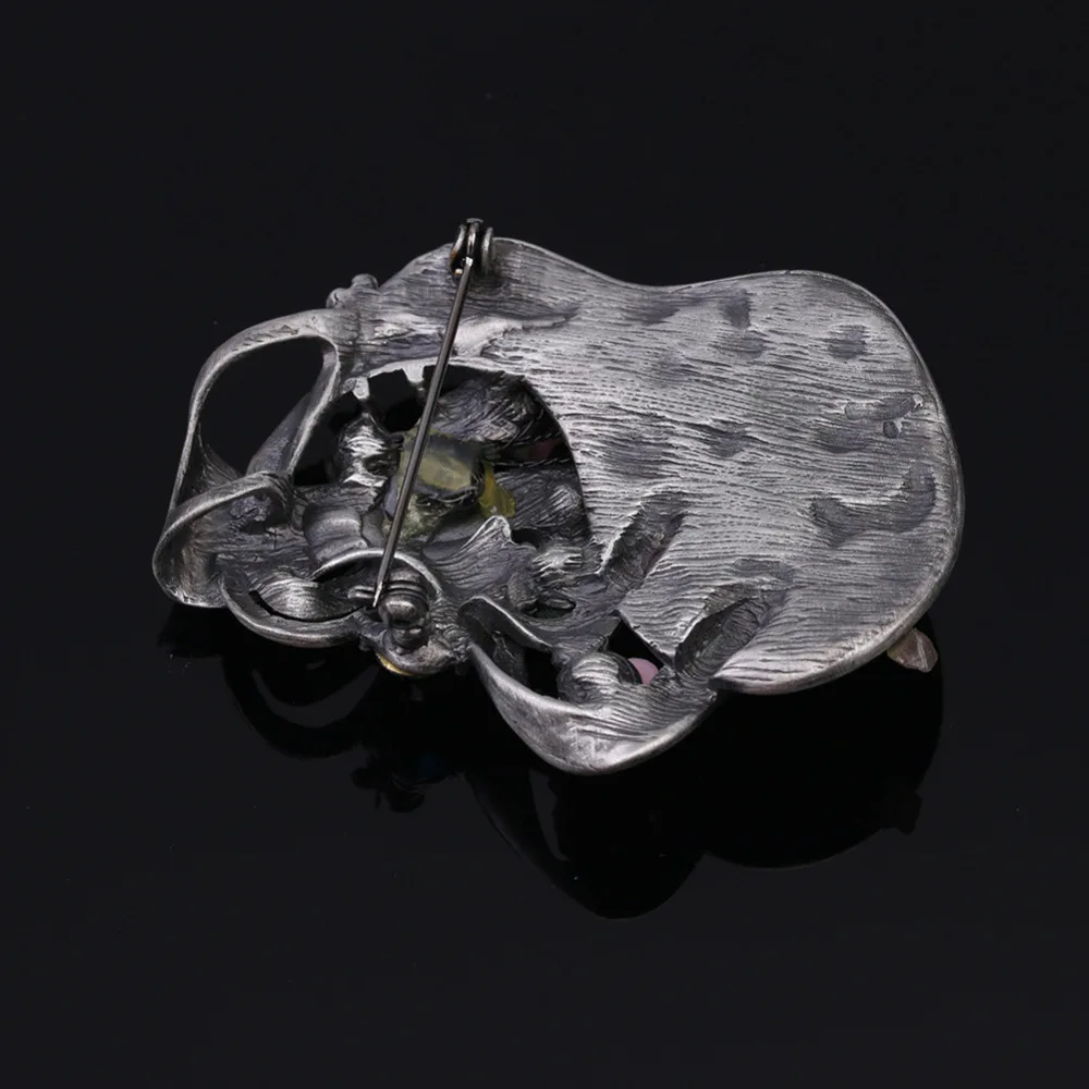 Высокое качество Корея Винтаж Стиль каменные цветы броши для женщин ручной