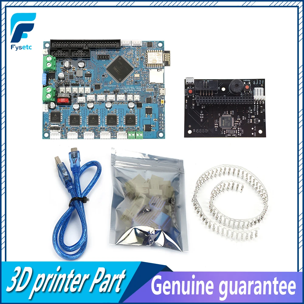 Cloned DuetWifi Duet 2 Wifi V1.04 Advanced 32bit Motherboard With Connected Controller Board For 3D Printer CNC BLV MGN Cube