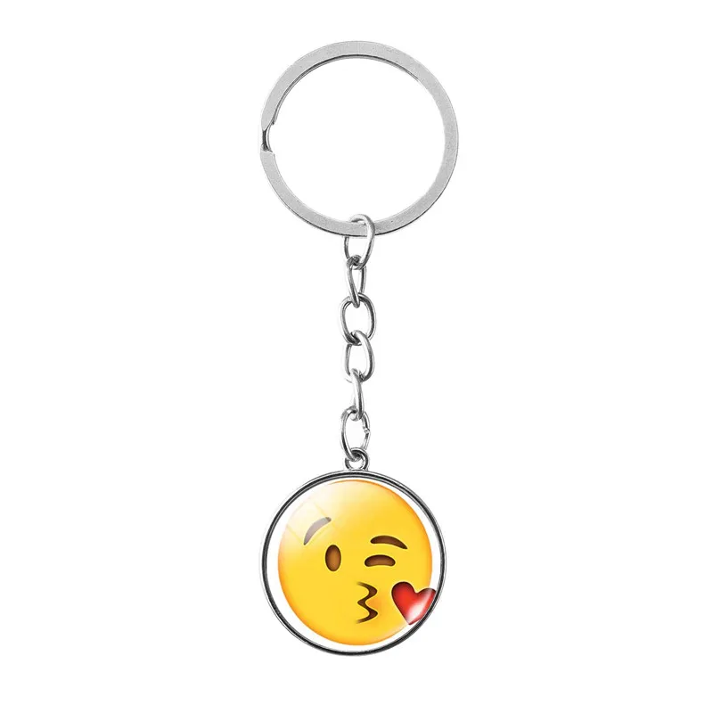 Новый потрясающий классический желтый смайлик брелок Be Happy Emoticon ретро поп-арт