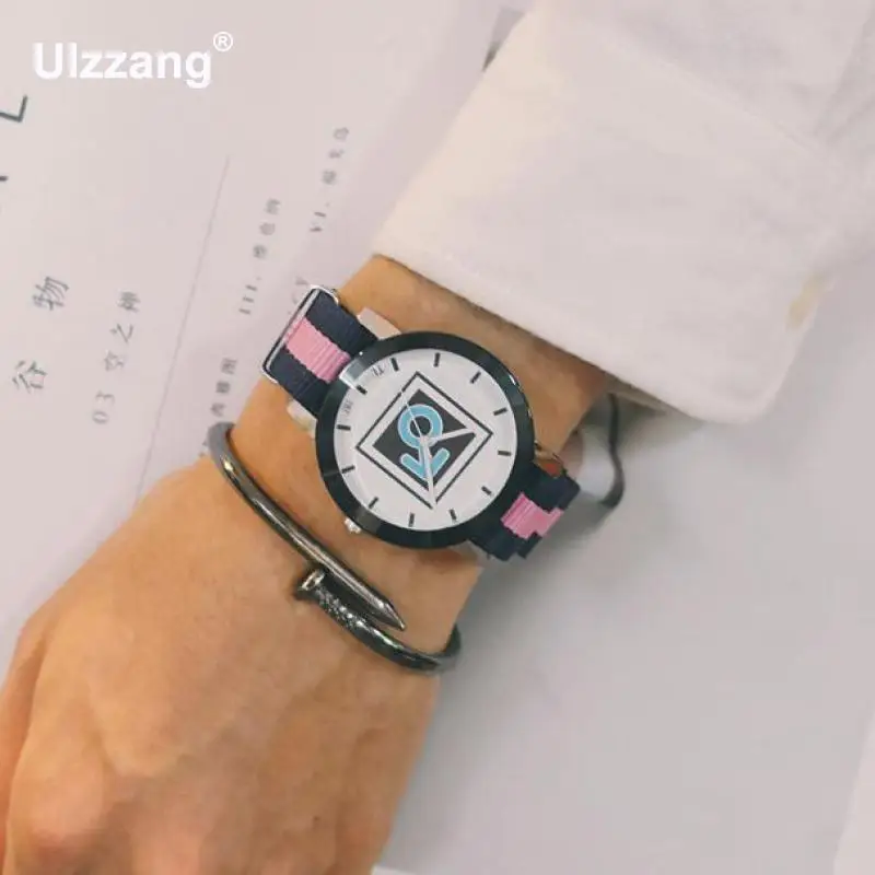 2018 Модные мужские и женские милые нейлоновые кварцевые наручные часы подарок для