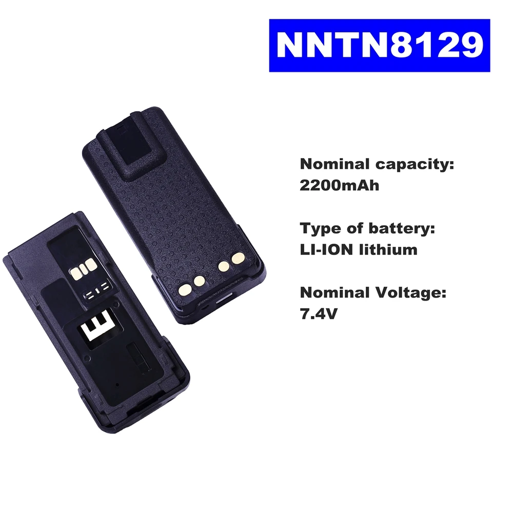 7.4V 2200mAh LI-ION Radio Battery NNTN8129 For Motorola Walkie Talkie APX-2000/3000 Two Way Radio