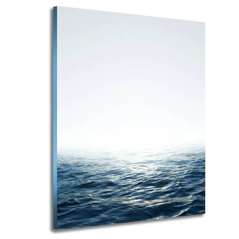 Abstract Minimalist Art Sea Posters And Prints Wall Canvas Painting Pictures For Living Room Nordic Decoration | Дом и сад