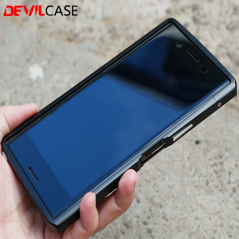 DEVILCASE для SONY XPERIA XZ Premium XZP изогнутое защитное стекло 5 дюйма или Оса HD чехол с