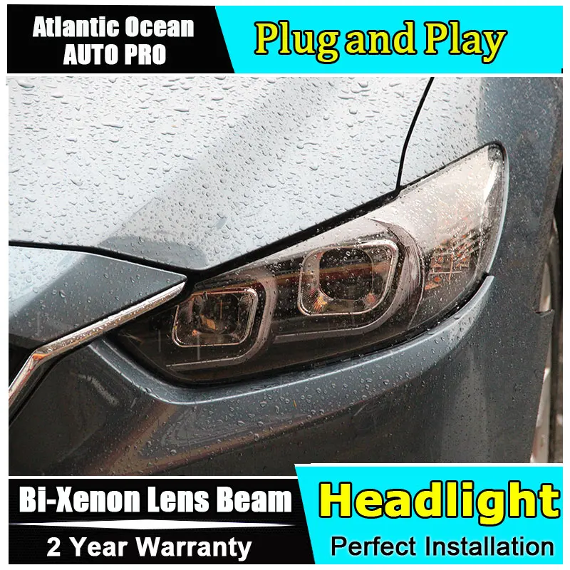 Новые фары для Mazda 6 Atenza 2014-2016 D2H Ксеноновые светодиодный Биксеноновые линзы