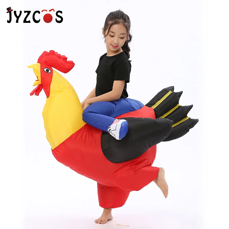 

JYZCOS Inflatable Rooster Costume Halloween Costume for Adult Boy Girl Chick Cock Cosplay Hen Stag Night Party Carnival Costume