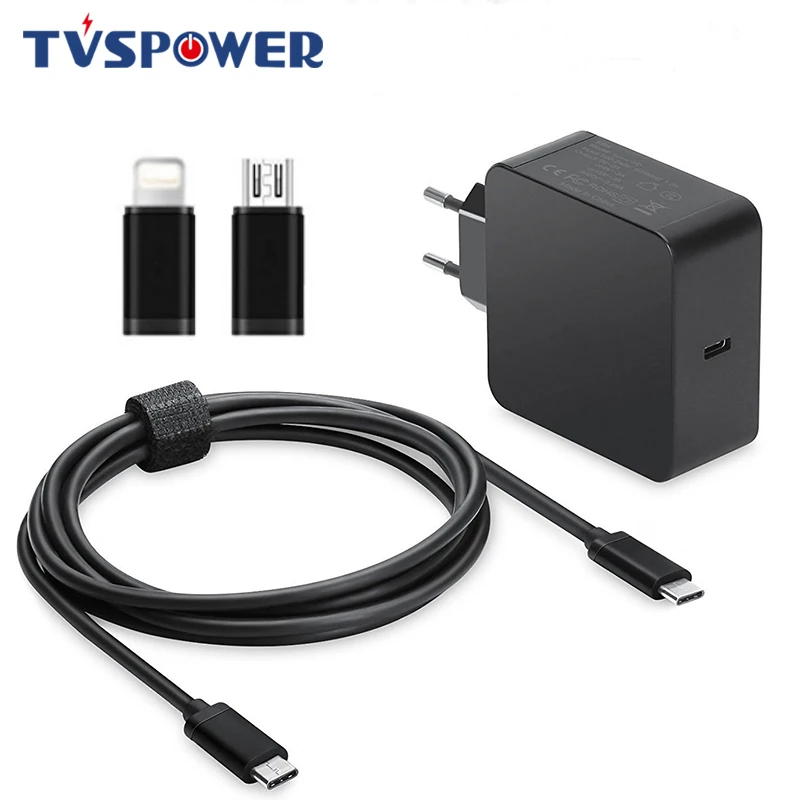 Зарядное устройство USB Type C PD 65 Вт 20 в 3 25 А|Адаптеры для ноутбуков| |