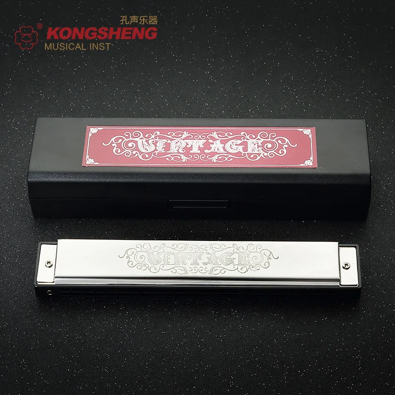 Инструменты KONGSHENG Tremolo для ветряных инструментов с 24 отверстиями губная гармошка