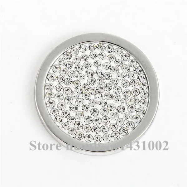 Винни Дизайн Ювелирные изделия моя монета кулон ожерелье с 2 шт Кристальные