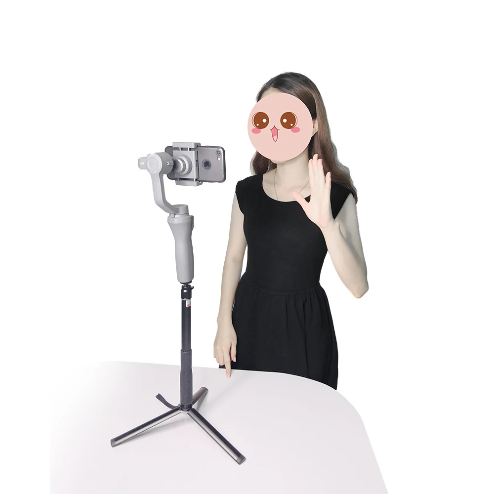 Регулируемый удлинитель для DJI Osmo Mobile 1 2 3 Feiyu Vimble Zhiyun Smooth 4 ручной карданный стабилизатор