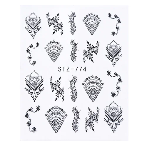 STZ774 1 шт стикер для ногтей s переводная наклейка мультфильм Фламинго милые животные дизайн ногтей слайдер Маникюр украшения TRSTZ659-673 - Цвет: STZ774