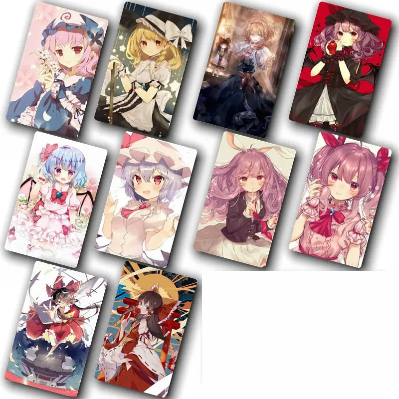 Стикеры для аниме карт TouHou Project набор сделай сам водонепроницаемая карта