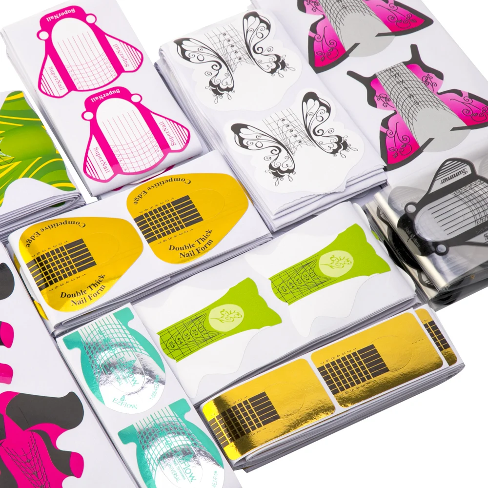 Форма для французского маникюра Dmoley 100 шт. профессиональные акриловые Типсы 10