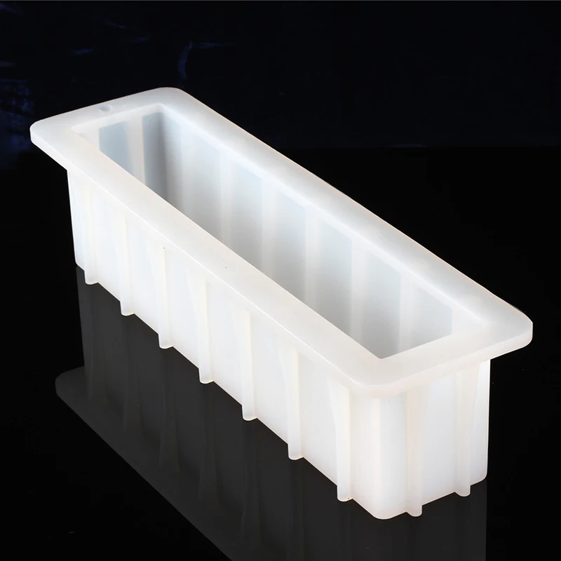 

Loaf Soap Silicone Mold White Rectangular Mould Handmade Soap Making Tools