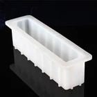 Силиконовая форма для мыла, белая Прямоугольная форма, инструмент для изготовления мыла ручной работы